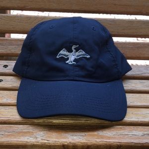 Harlestons SC Golf 6 panel cap adjustable back strap dark blue hat